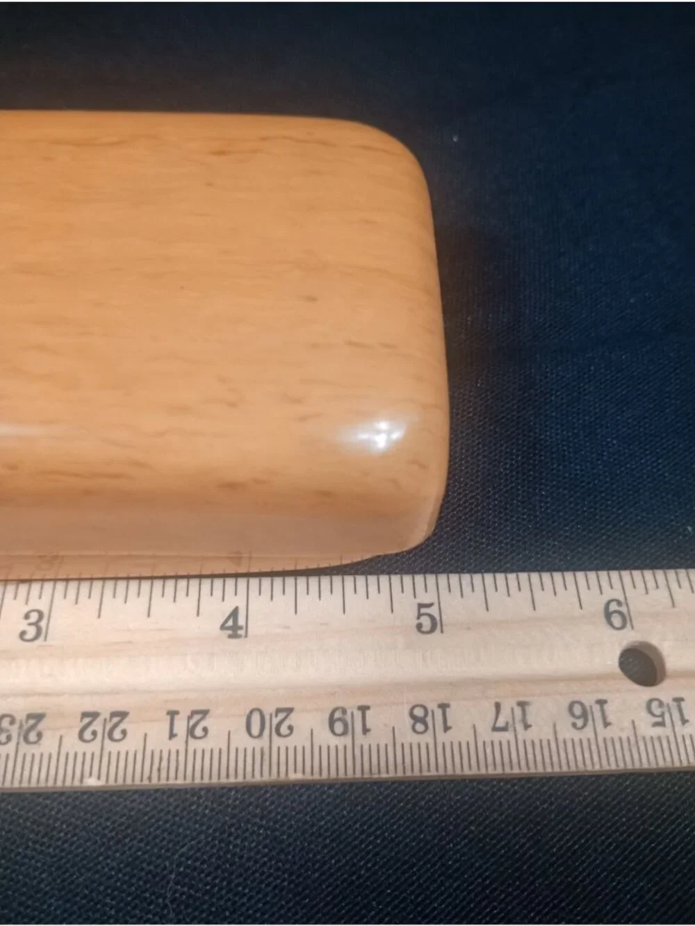 Vintage Retro Mud Century Celluloid Amber Colored Travel Soap Case